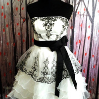 Homecoming Dress,Organza Prom Dress, Short Prom dress, Sweetheart Prom Dress,15032612 - Thumbnail 1