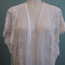 Cream Lace Kimono 