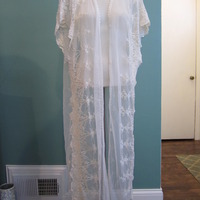 Cream Lace Kimono  - Thumbnail 2