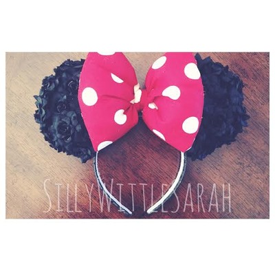 Minnie mouse inspired mouse ears
