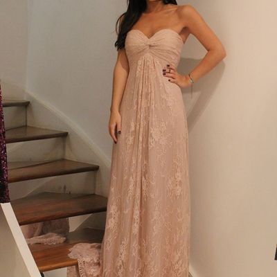 Charming prom dress,lace prom dress,a-line prom dress,strapless prom dress,long prom dress,15032701