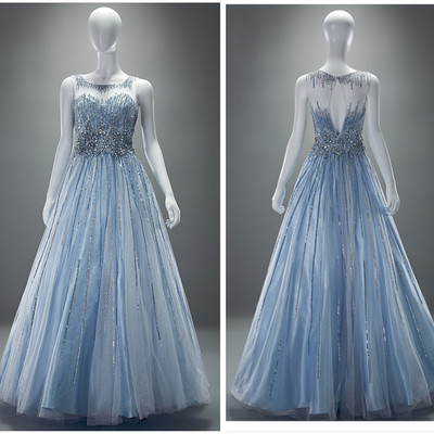 Charming prom dress,sequined prom dress,a-line prom dress,tulle prom dress,long prom dress,15032708