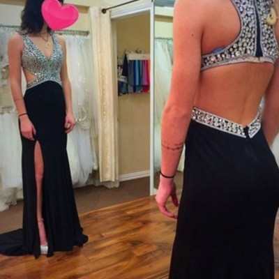 Sexy prom dress, sequined prom dress,mermaid prm dress,floor-length prom dress,150327024