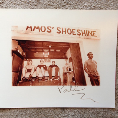 Signed three mile pilot photograph