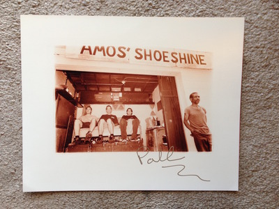 Signed Three Mile Pilot photograph