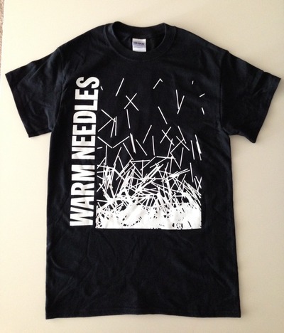 WARM NEEDLES "NAIL" TEE (BLACK)