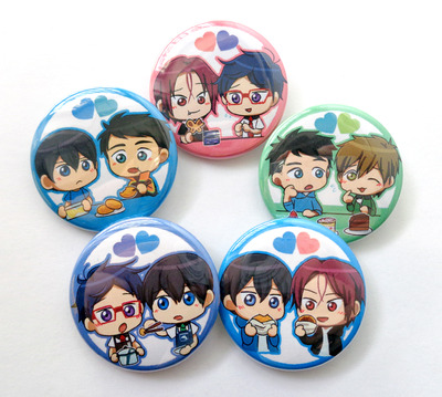 Free! ♥ Food Pair pins