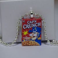 Free Chain - Kawaii Miniature Food Pendant - CAP'N Crunch Cereal  - Thumbnail 2