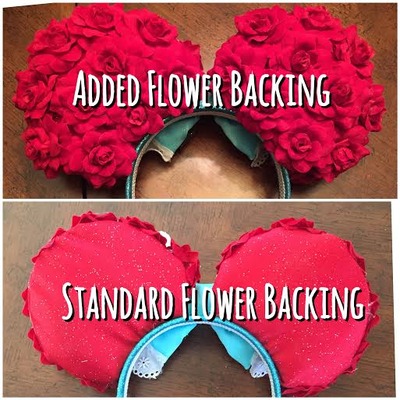 Flower backing add on
