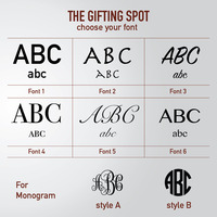 Polka Dot Monogram Personalised PU Leather Luggage Tag, Travel Tag, Bag Tag, custom name monogram initial (N-022) - Thumbnail 3