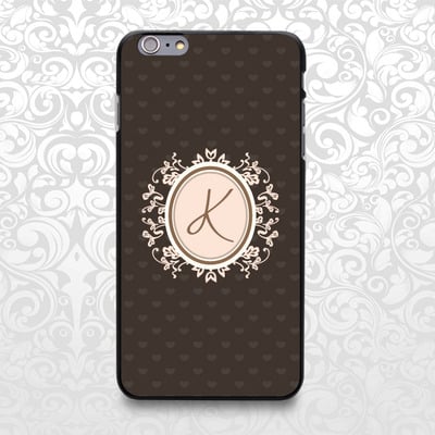 Elegant love wreath pattern custom name case for iphone 7/6/6s/5/5s/5c, samsung s6/note5, sony, lg nexus, nokia lumia, htc one, moto x (bcbl-6) - Thumbnail 5
