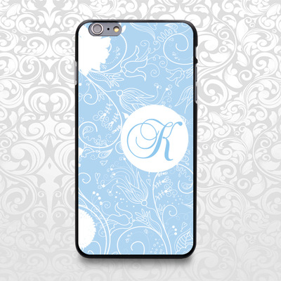 Blue seamless floral pattern custom name case for iphone 7/6/6s/5/5s/5c, samsung s6/note5, sony, lg nexus, nokia lumia, htc one, moto x (bcbl-15) - Thumbnail 3