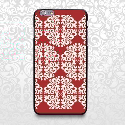 Maroon vintage seamless pattern case for iphone 7/6/6s/5/5s/5c, samsung s6/note5, sony, lg nexus, nokia lumia, htc one, moto x (bcbl-20) - Thumbnail 2