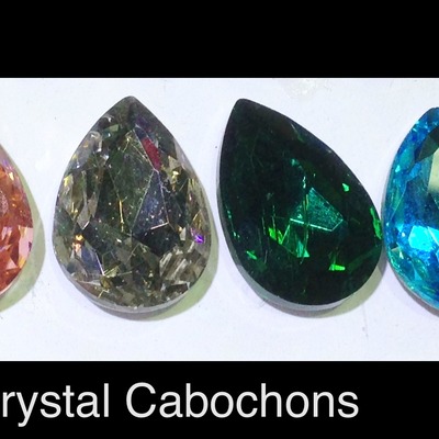 Teardrop czech crystal (faceted) 20mm x 30mm - Thumbnail 2