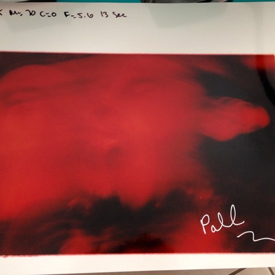 Signed three mile pilot psychedelic photograph
