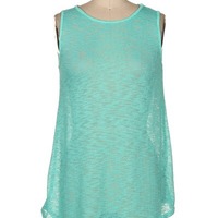 Asymmetric Knit Tanks - Thumbnail 1