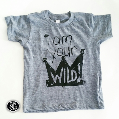 I am Your Wild! Tee- Heather Gray