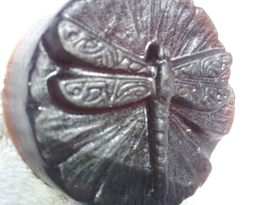 Dragonfly glycerin bar round in " Vanilla Bean fragrance"