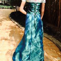 J979NC corset sleeves and skirt for frozen fever elsa , no cape  - Thumbnail 1