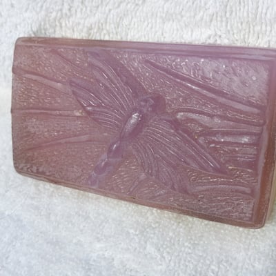 Lavender dragonfly glycerin bar - Thumbnail 2