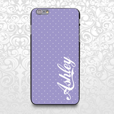 Cute small polka dots colorful custom name case for iphone 7/6/6s/5/5s/5c, samsung s6/note5, sony, lg nexus, nokia lumia, htc one, moto x (bcbl-39) - Thumbnail 1