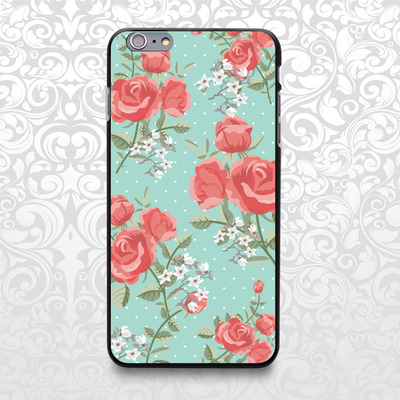 Rose floral pattern case for iphone 7/6/6s/5/5s/5c, samsung s6/note5, sony, lg nexus, nokia lumia, htc one, moto x (bcbl-44) - Thumbnail 2
