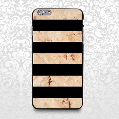 Marble texture stripes case for iphone 7/6s/6/4s/5/5s/5c, samsung s6/note5, sony, lg nexus, nokia lumia, htc one, moto x (bcbl-60) - Thumbnail 2