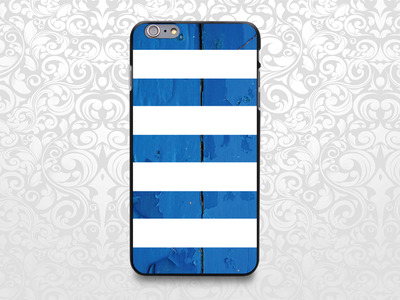 Blue wood stripes case for iPhone 7/6/6s/5/5s/5c, Samsung S6/Note4, Sony, LG Nexus, Nokia Lumia, HTC One, Moto X (BCBL-61)