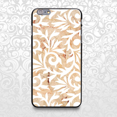 Floral marble pattern case for iphone 7/6s/6/4s/5/5s/5c, samsung s6/note5, sony, lg nexus, nokia lumia, htc one, moto x (bcbl-62) - Thumbnail 1