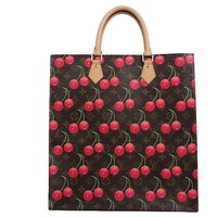 Louis Vuitton Mongram Cerises Sac Plat Tote Bag - Thumbnail 1