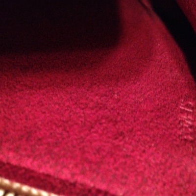 Louis vuitton white monogram pouchette