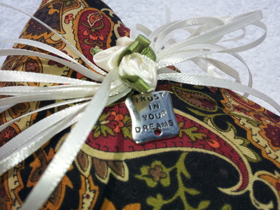 Lullaby Dream Sleep Pillow in "Earth tone Paisley"