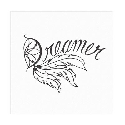 Dreamer dream catcher vinyl wall decal