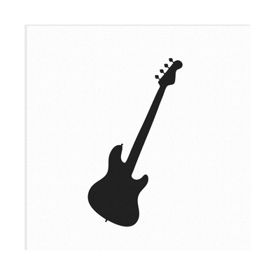 Electric Guitar Vinyl Wall Decal