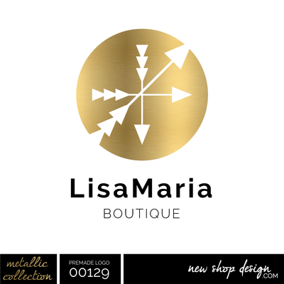 Metallic collection - premade logo - 00129
