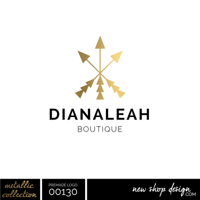 Metallic collection - premade logo - 00130