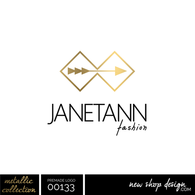 Metallic collection - premade logo - 00133