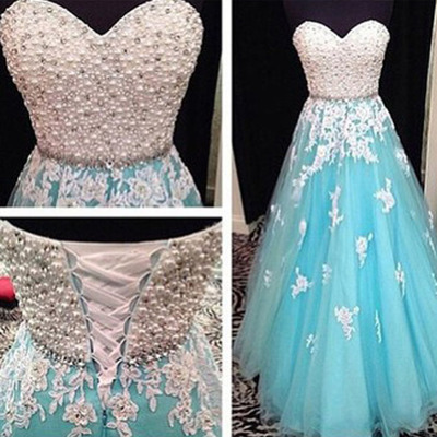 Sweetheart prom dress,beading prom dress,appliques prom dress,a-line prom dress,15040120