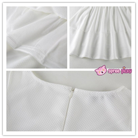 [S-XL] White Elegant Chiffon Dress SP151816 - Thumbnail 2