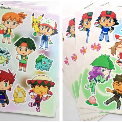 Pokeani sticker sheets