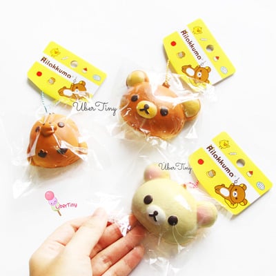 Rilakkuma head mascot squishy (licensed)