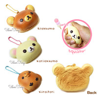 Rilakkuma Head Mascot Squishy (Licensed)  - Thumbnail 1