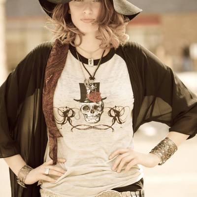 Red ribbon rr edgar raglan