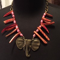 Charm Statement Necklace - Thumbnail 1