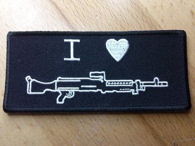 I Heart M-60 Patch