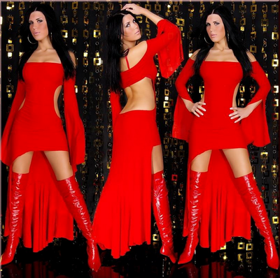 Slit Loose Long Dress