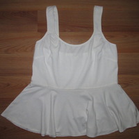 Size Large Peplum Tank Top - Thumbnail 4