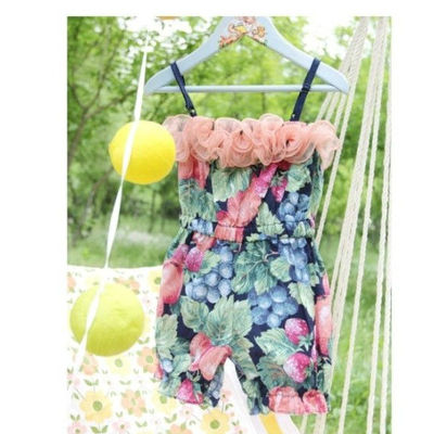 Floral romper shorts