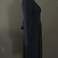 Size Small V-Neck Tea Dress - Thumbnail 2