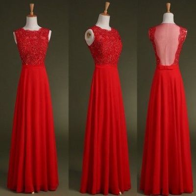 Red prom dress, long prom dress, prom dress, chiffon prom dress, cheap prom dress, long bridesmaid dress,15040619